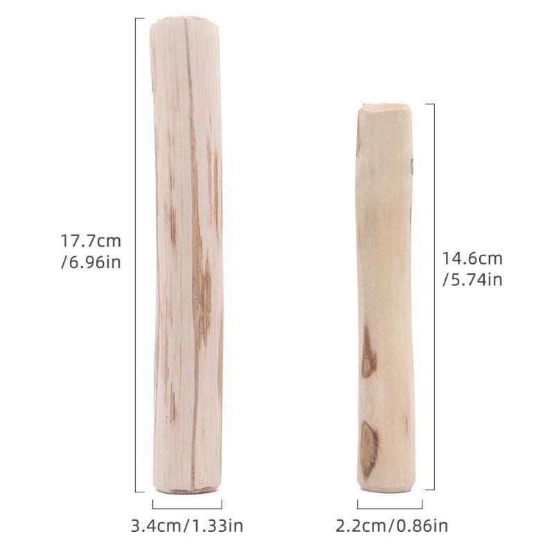 Doggy Chewing Toy - Natural Coffee Wood Dog Bite Stick - Pet Toy for Medium-Large Dogs - Chewing and Grinding Toy