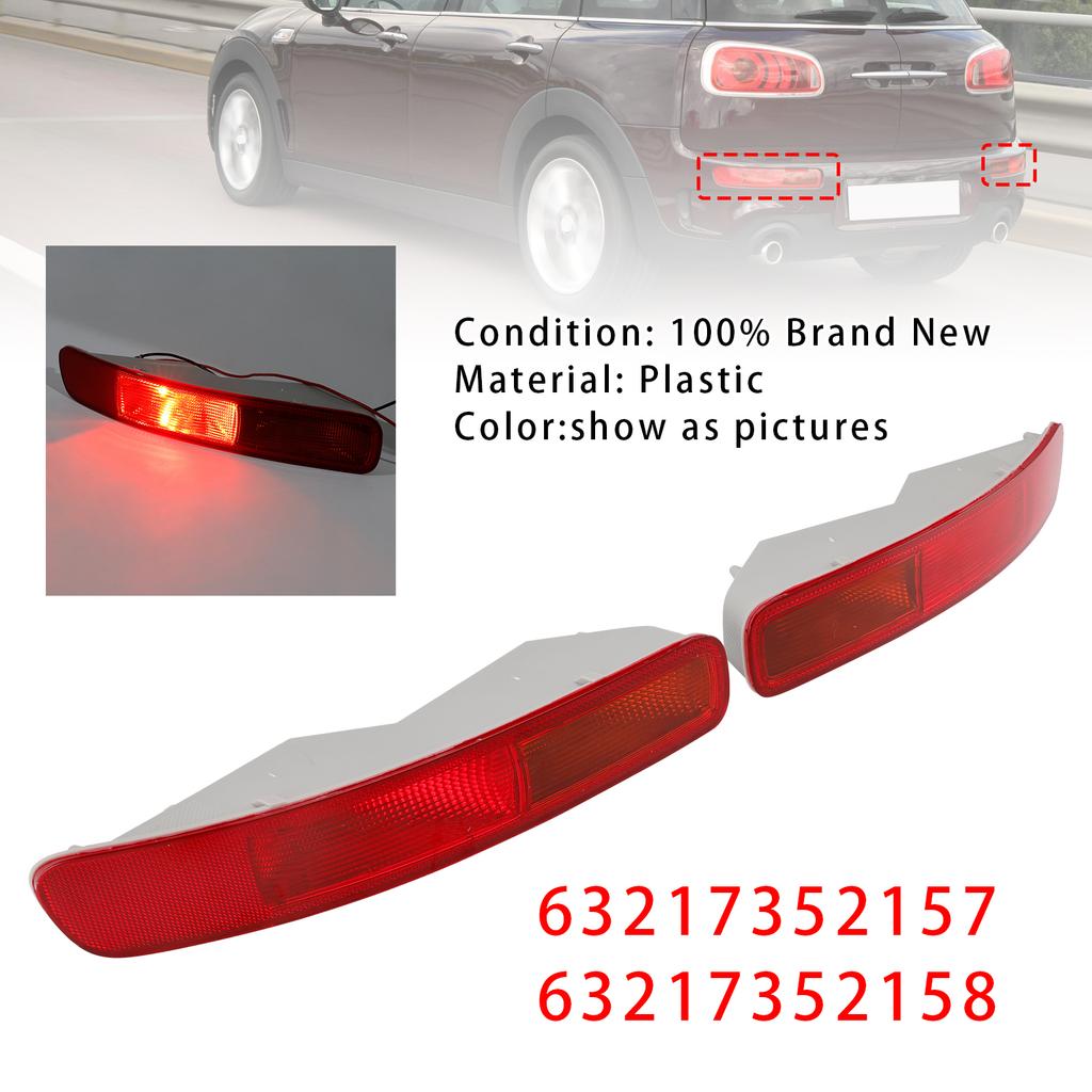 Left+Right LED Rear Bumper Light 63217352157 58 For MINI Clubman F54 2016-2024