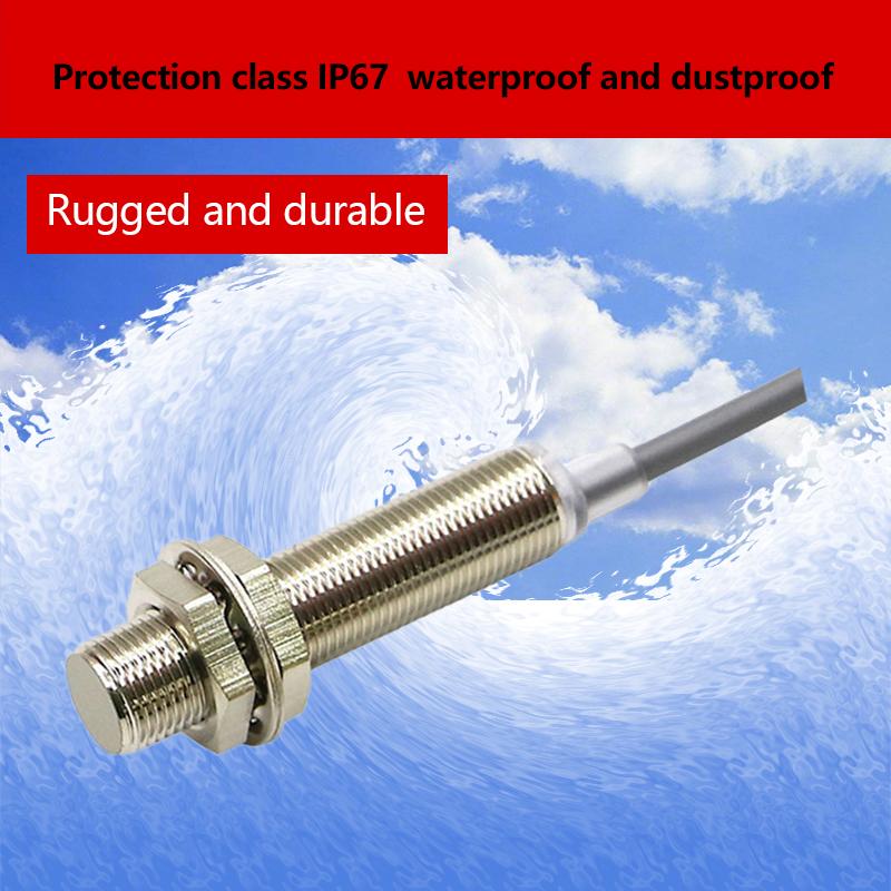 SC12-20K-L Gear Speed Sensor NPN Three-wire Normally Open NO M12 Metal Detection 4mm Distance