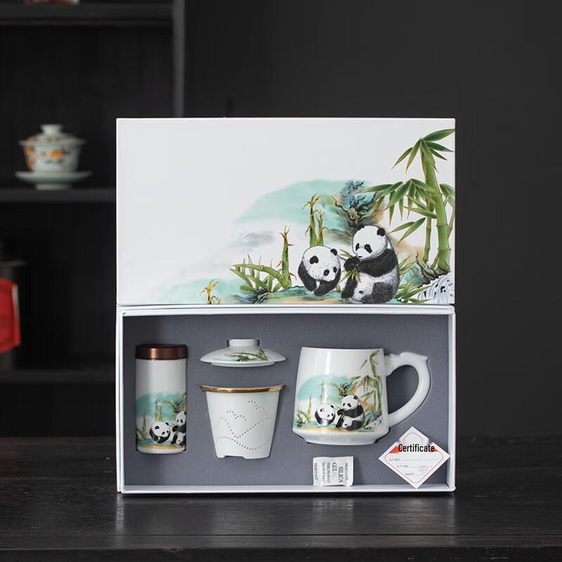 Chengdu Panda Ceramic Tea Set & Gift Collection