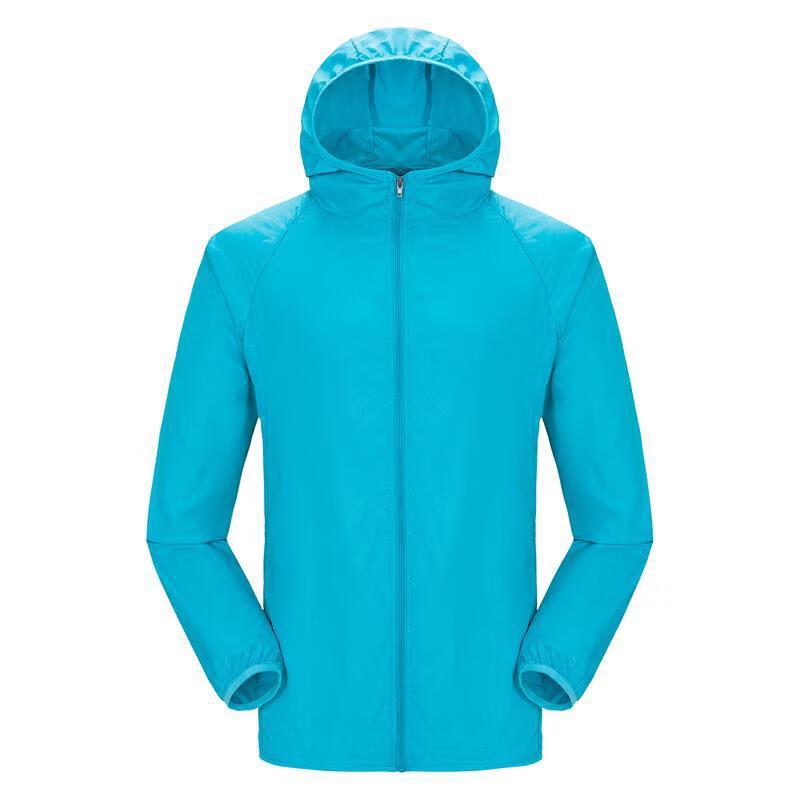 Unisex Outdoor UPF50+ Hooded Sun Protection Jacket 4XL