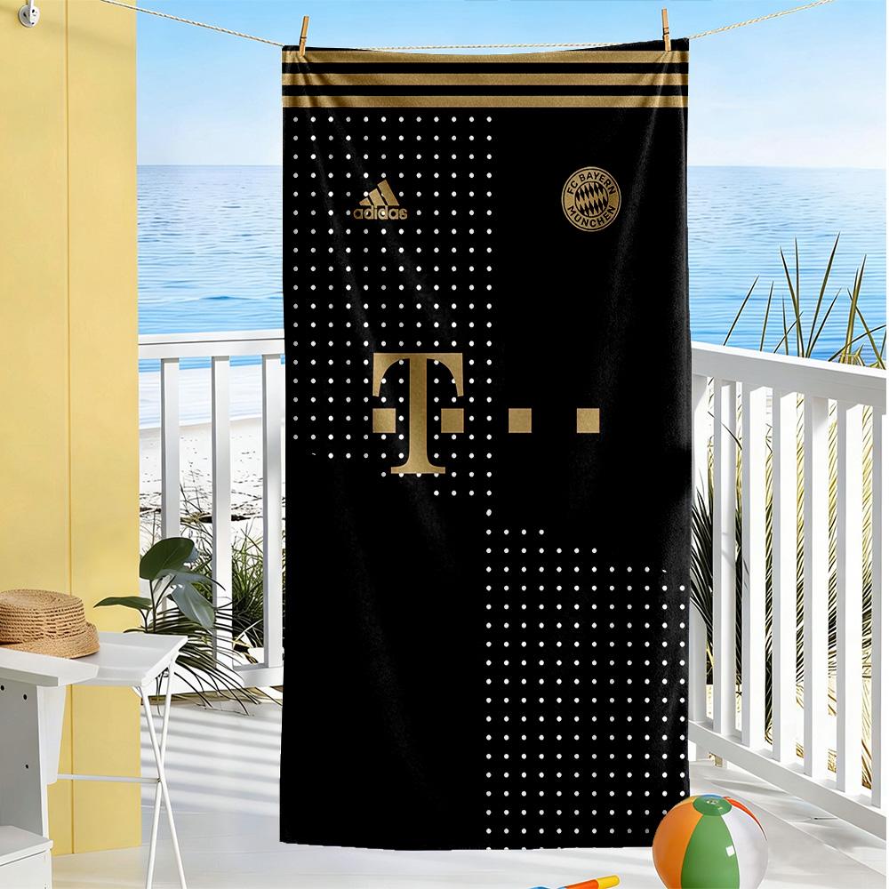 Bayern Munich Beach Towel Quick-Dry Soft Microfiber Comfortable Lightweight