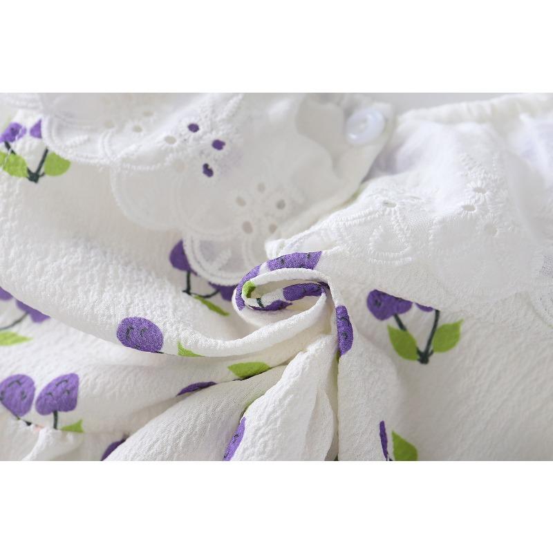 Cute Korean Style Little Girls Floral Cami And Shorts Two Piece Summer Outfit