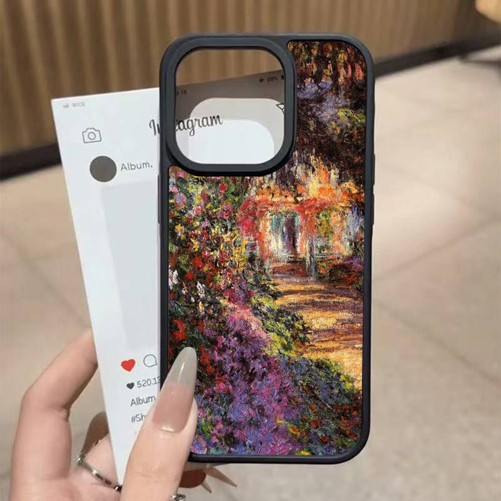 

Claude Monet Impressionism Painter For iphone 11 12 13 14 15 Pro Max 17 16 Plus Hard PC+TPU Back Cover iPhone 13 mini