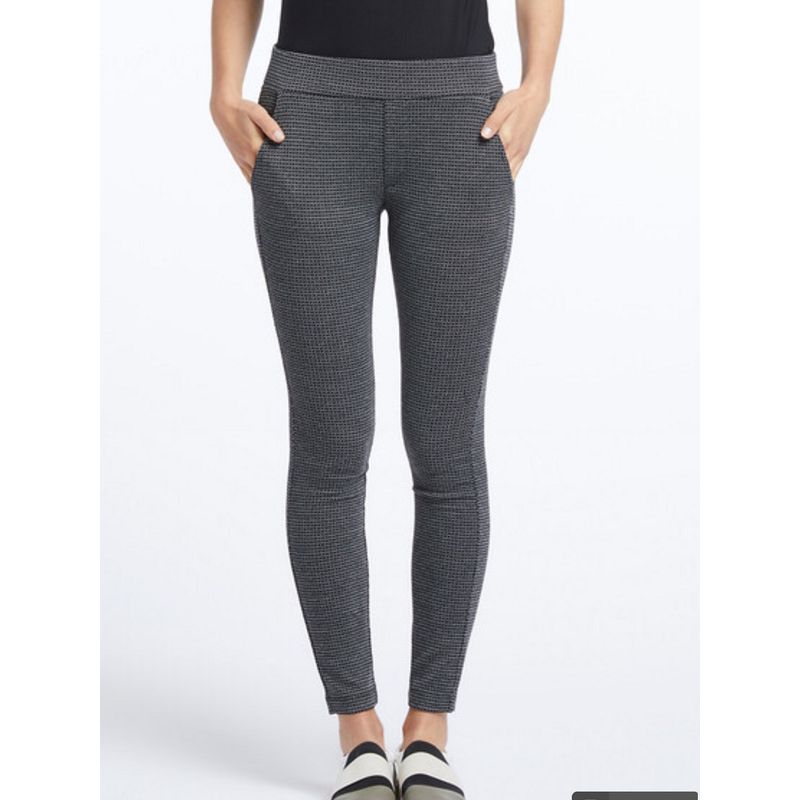 

plus Size Women s Clothes Spring and Autumn Cotton Elastic Tapered Casual Pants with Pockets Chubby Girl Slimming Small Black Plaid Western Style 191 Small black plaid M