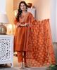 Women Designer Cotton Kurta Pant Dupatta Set Indian Bollywood Top Tunic Kurti Salwar Suit