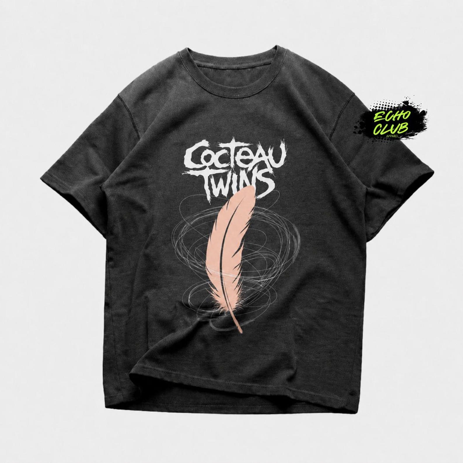 Cocteau Twins Band T shirt, Vintage Concert Graphic Tee, 80s 90s Alt Indie Rock Style M