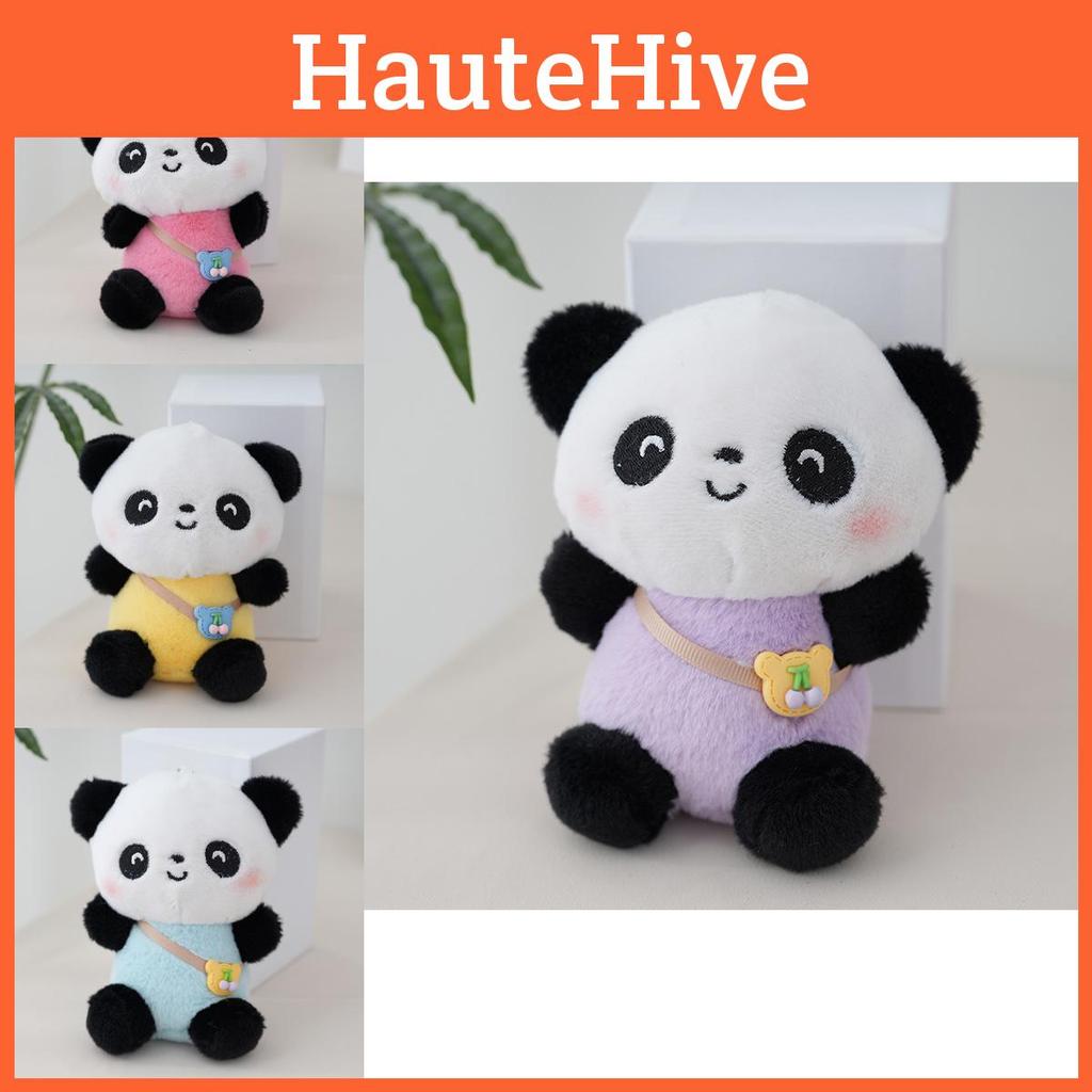 Creative Panda Plush Keychain Cute Cartoon Doll Stuffed Animal Toy Gift