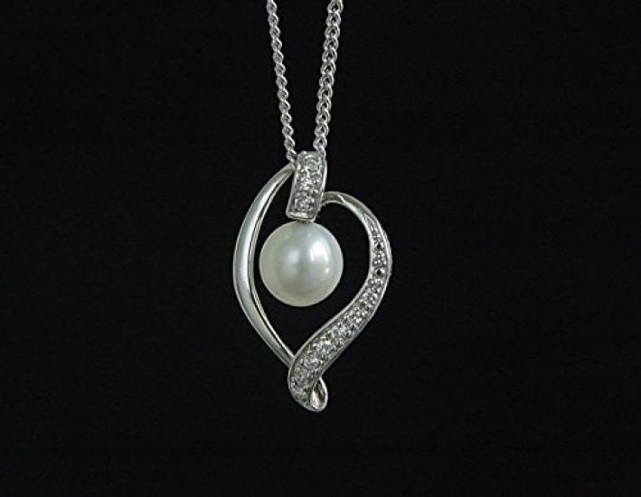 [Your and My Jewelry Box] SV925 Sterling Silver Genuine Pearl Pendant Necklace, 7mm Akoya Pearl [Gift Wrapped]