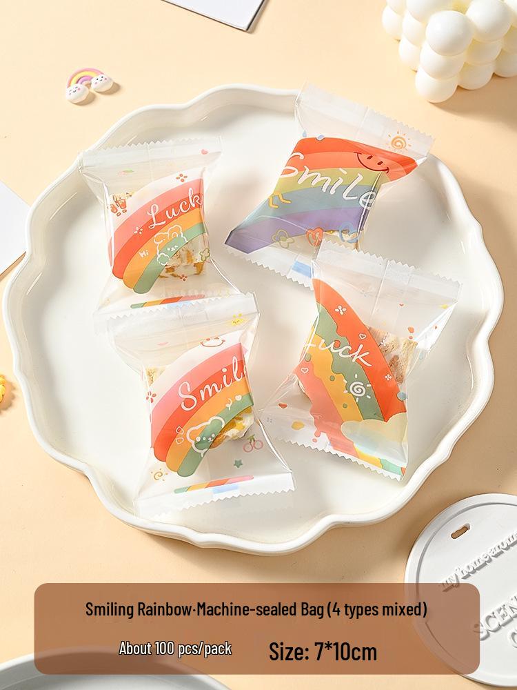 2026 Year of the Horse Festive Snowflake Candy Packaging Bag for Spring Festival Nougat Cookies.
