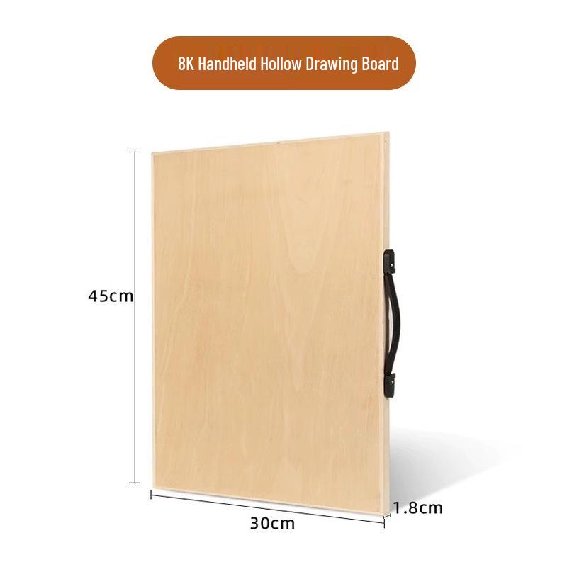 

Foldable Wooden Desktop Easel Set for Oil Painting and Sketching