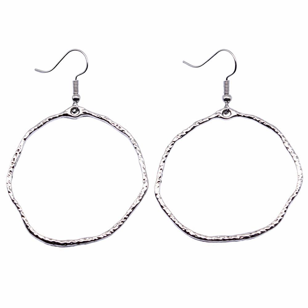 Filigree Teardrop Dangle Earrings Vintage Boho Leaf Drop Earrings For Women Ethnic Retro Jewelry