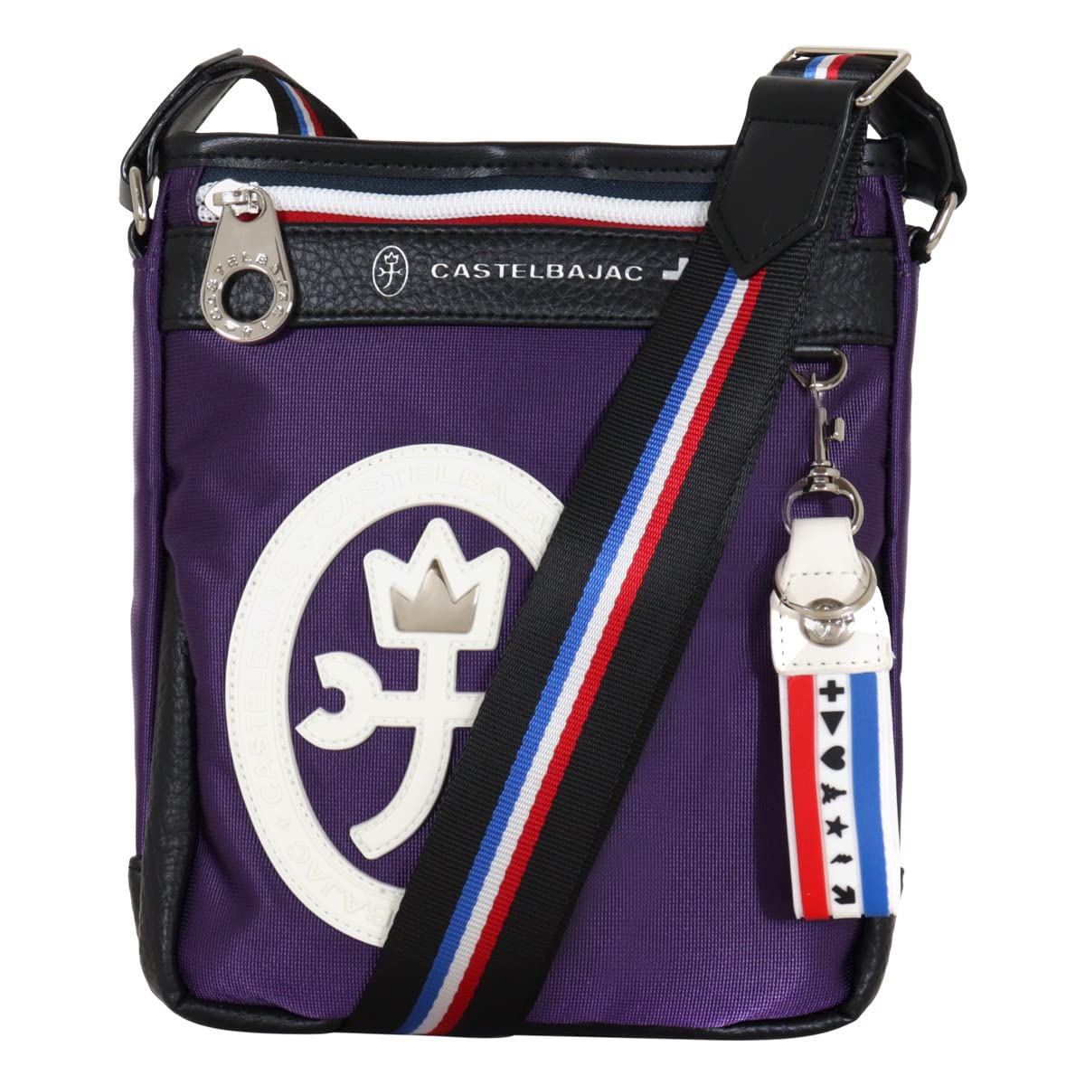 

Shoulder Bag 043111 Dobby II Mini Shoulder Vertical Crossbody One Mile Purple [Castelbajac] Men s [27]