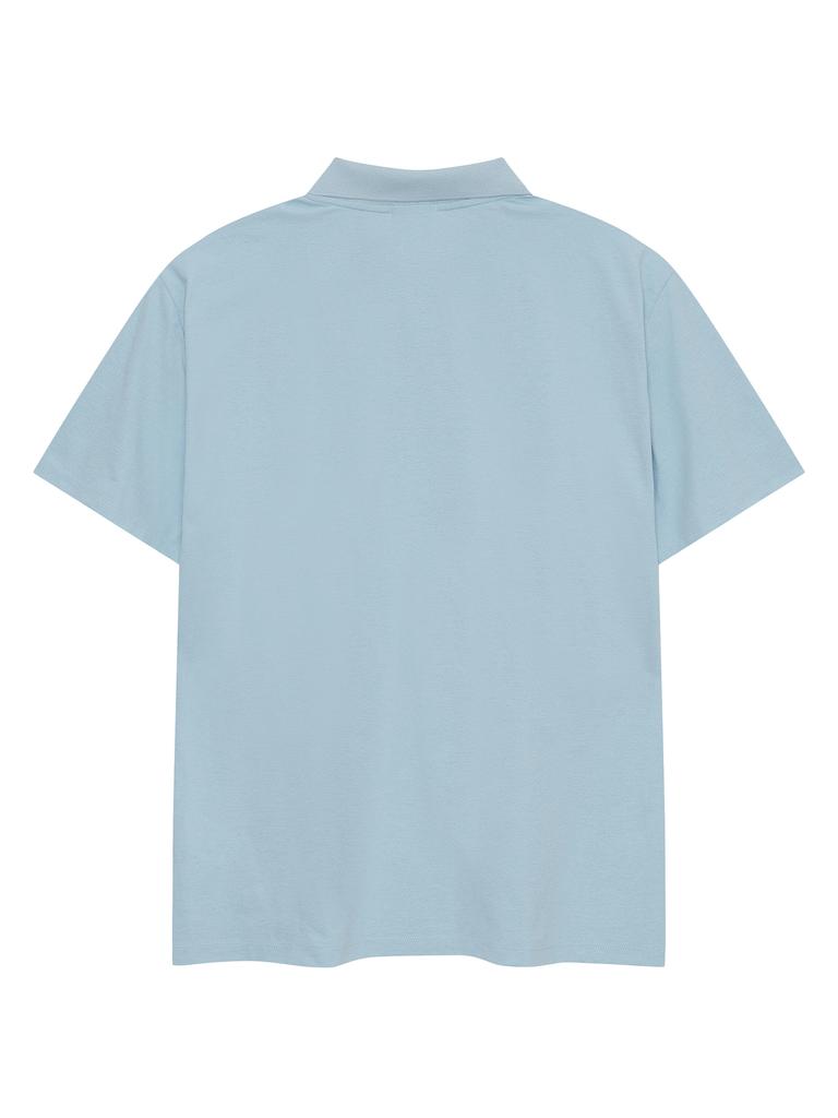 NORDISK Sorona Polo Short Sleeve T-Shirt - M_Ice Blue