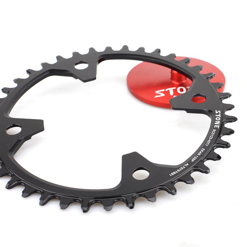 Stone Bike Chainring BCD123 38T - 50T Circle Chain Ring 4 Arm Narrow Wide Teeth for CP Ekar C13 13 Speed Gravel Chainwheel