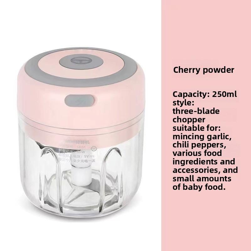 Mini Elektrische Knoblauchzerkleinerungsmaschine, Kabellose Elektrische Knoblauchschlagmaschine, Knoblauchschieber, Knoblauchpüriermaschine und Knoblauchpresse