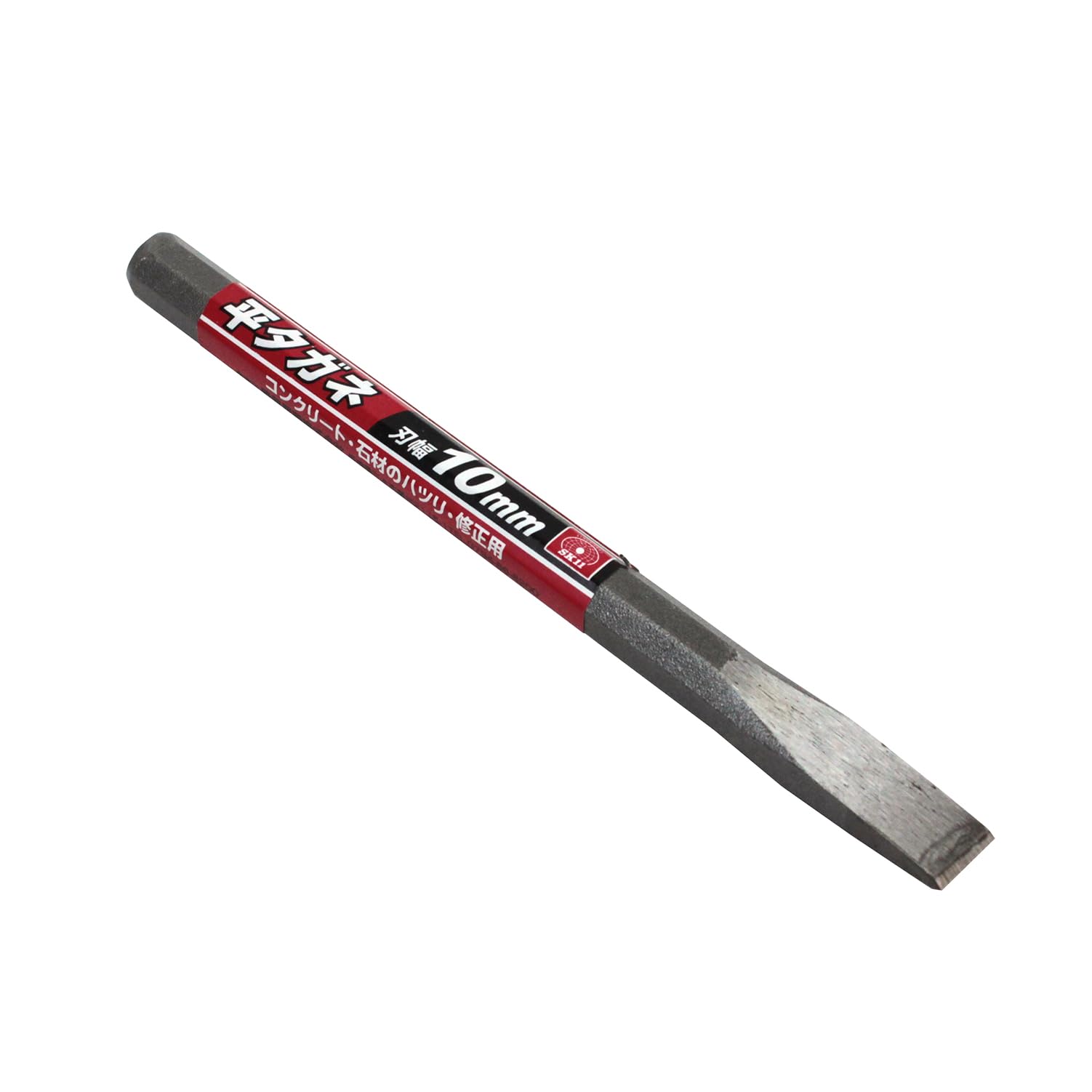 SK11 Chiseling Flat 10mm Blade for Concrete and x 14cm x Tool, Chisel, Width, Stone, Dimensions 1.1cm (depth) (height) 1.1cm (width)