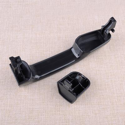 Car Front Right Outer Door Handle Fit for Toyota Land Cruiser Prado J150 Series 2009-2015 2016 2017 2018 Black Plastic