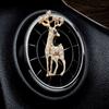 Car Air Vent Perfume Clip With Diamond-encrusted Deer Design Customizable Car Decoration