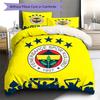 Sportovní klub Fenerbahce, Povlečení se vzorem FCSB, Sada přikrývek Povlak na přikrývku Povlak na polštář Domov Narozeninový dárek (1 * povlak na peřinu + 2 * povlak na polštář, bez jádra)