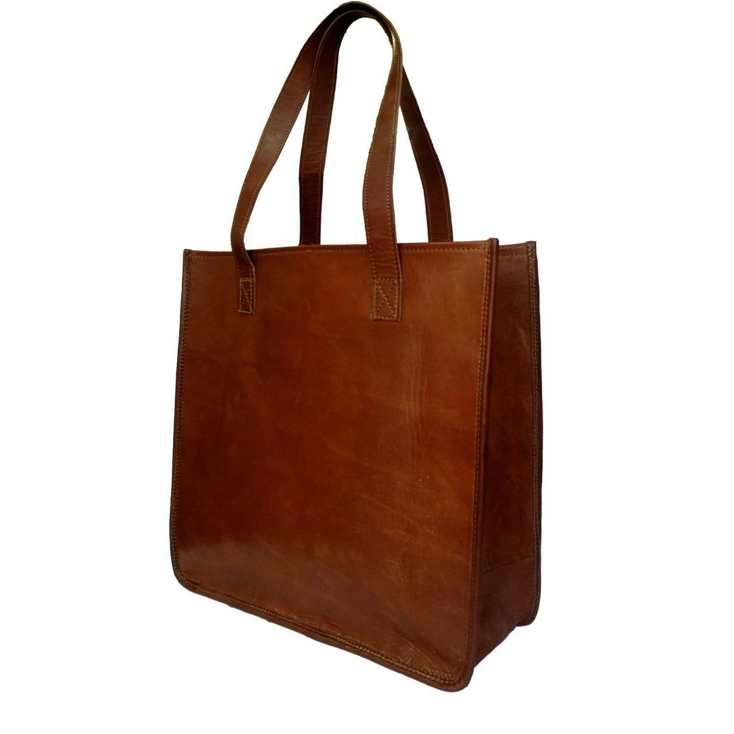 MaheTri The Shannon Leather Tote For Women, Designed for Everyday Use One-Size коричневый