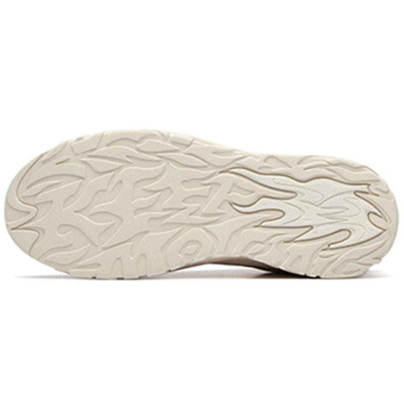 Anta Hot Height Increasing Low-Top Skateboard Shoes Men's Muddy Sandy Gray Sneakers 912238083-2