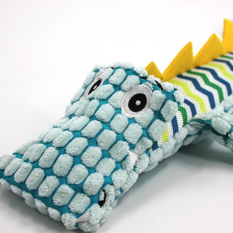 Plush Crocodile Dog Toys, Large Dog Toys, Unbreakable Teeth Grinding and Teeth Cleaning Dog Toys
