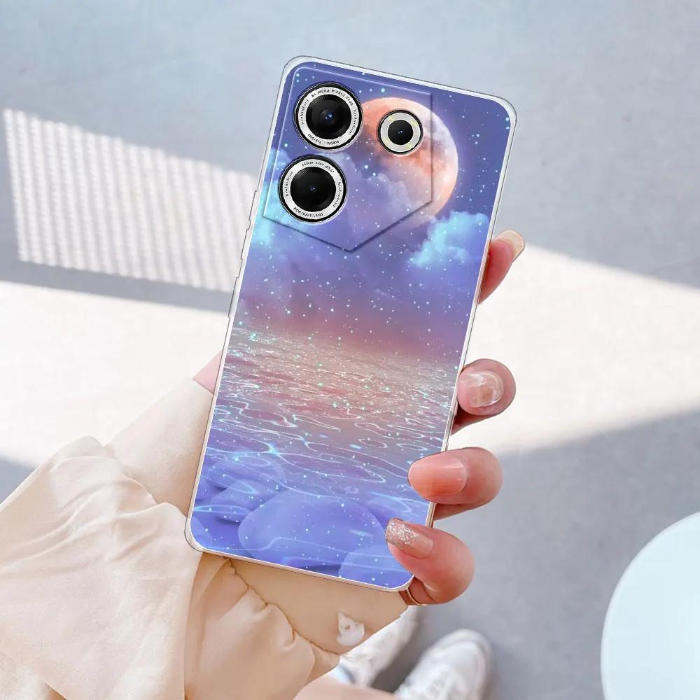 Für Tecno Camon 20 Pro 5G Hülle Klare Silikon Weiche TPU Handyhüllen Abdeckung Für Tecno Camon 20 Hülle Für Tecno Camon 20 Pro Hüllen
