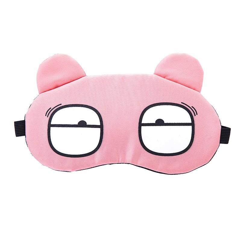 1PC Cute and breathable eye mask for both men and women, providing light blocking and eye protection to relieve eye fatigue.