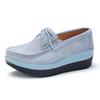 Spring Women Flats Shoes Platform Sneakers Slip On Flats Leather Suede Ladies Loafers Casual Shoes Women Loafers Shoes F65
