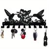 CIFbuy™ Rust-Resistant Metal Wall Hook Rack - Space-Saving Coat Hat Key Hanger with Decorative Design