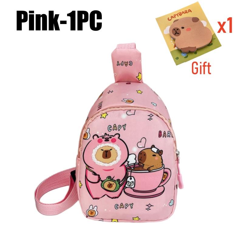 

Cute Capybara Shoulder Bag Mini Storage Bag Cartoon Chest Bag Home Decoration Messenger Bag Coin Purse for Kids S