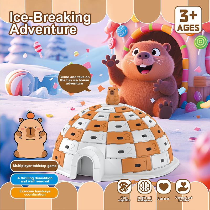 

Стучащий Ледокол Пингвин Дом Головоломка Настольная Игра Взаимодействие Родителей и Детей Игрушки для Детей Подарок на День Рождения