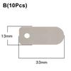 For Air Compressor Pump Head Valve Plate Metal 10Pcs