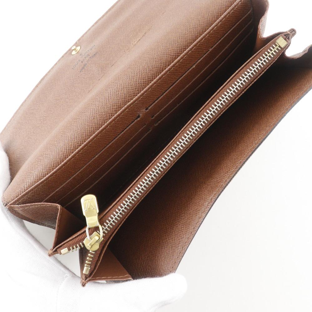 LOUIS VUITTON Portefeiulle Sarah Purse M61734 Brown Monogram canvas unisex Used