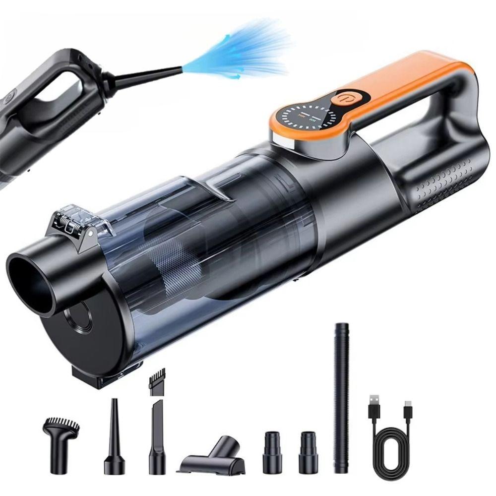 Cordless Car Vacuum Cleaner Powerful Suction Dust Buster Car Dust Collector Set Pet Hair Cleaning