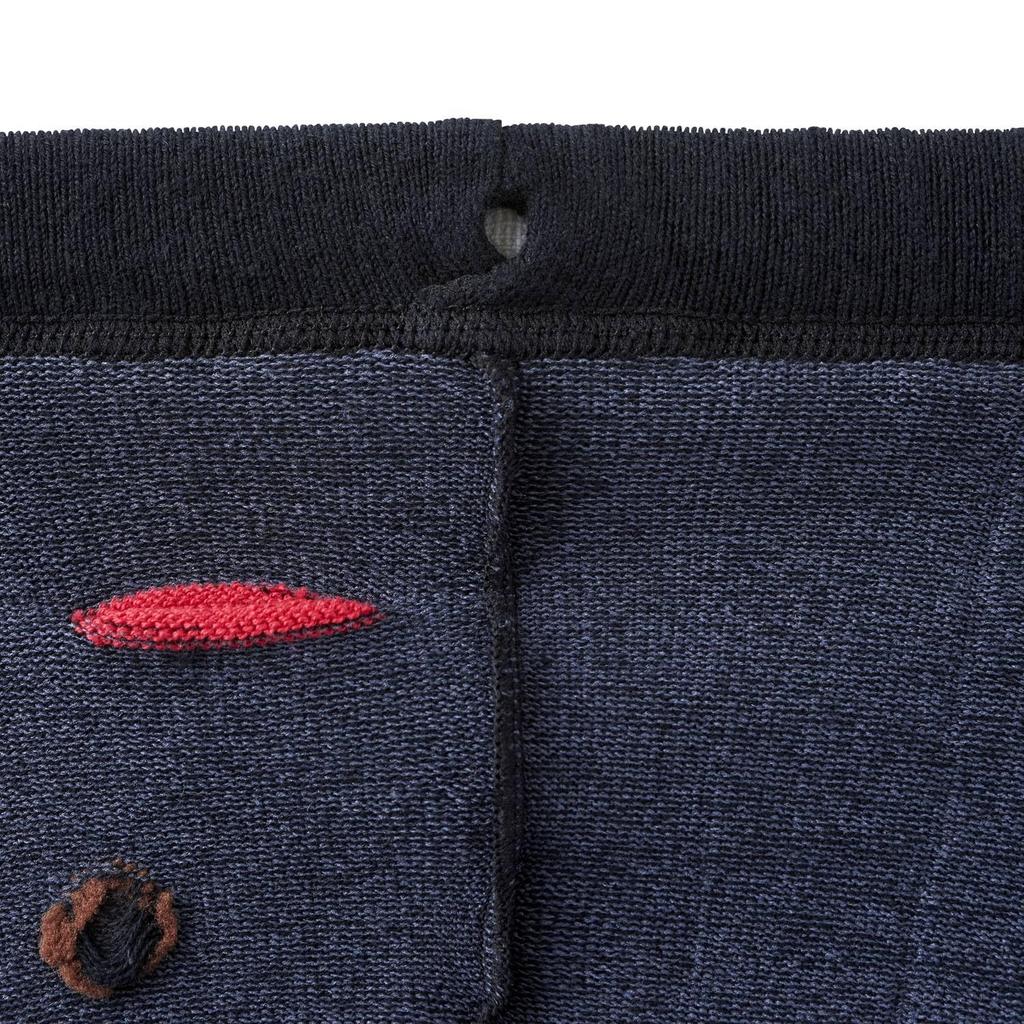 MIKIHOUSE HOT BISCUITS Baby Boys and Size M Leggings, Girls, Black, (80-90cm), 70-9807-492