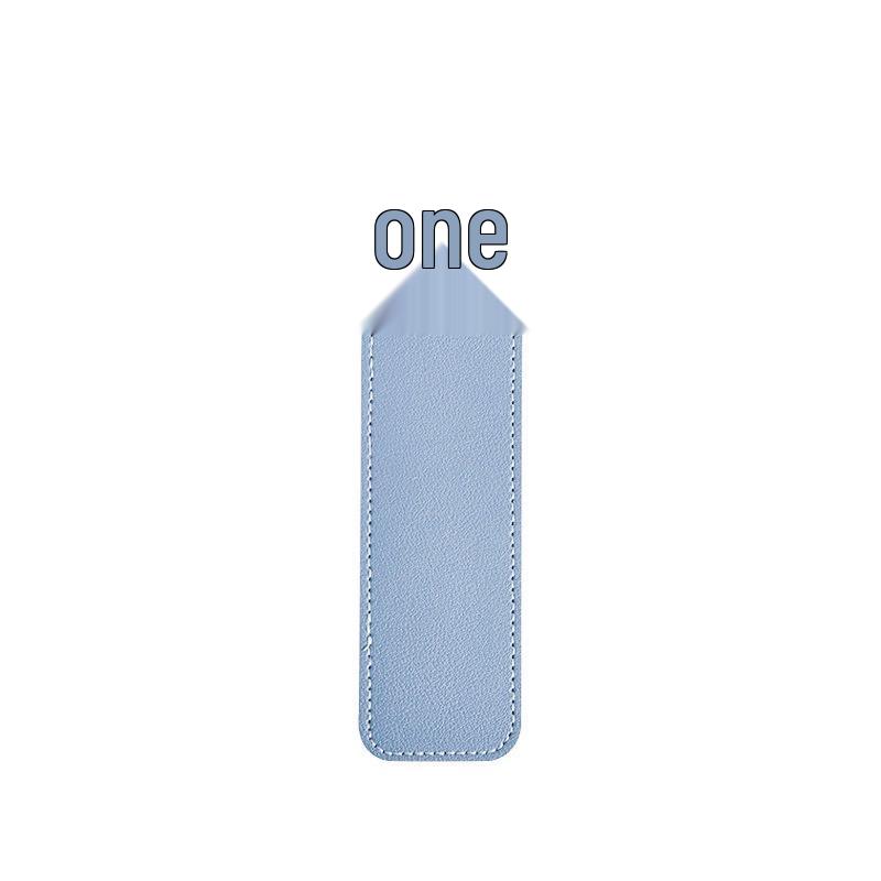 Leather Pen Case - Solid Color Fountain Pen Cover, Soft Microfiber Storage for Student Stationery