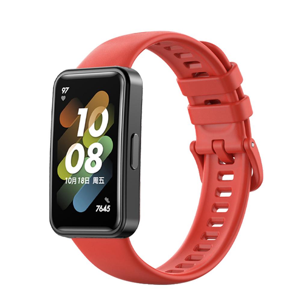 Silicone Strap Waterproof Bracelet Durable Compatible for Band 8 Smartwatch Fashionable Band Belt Anti-scratch Wristband