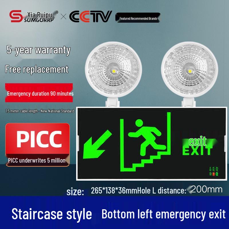 Multifunctional Super Bright Emergency Exit Light & Sign