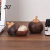 Minimalist Wood Aroma Diffuser Mangosteen Passive Oil Diffuser, Wooden Essential Creative Aromatherapy Portable Scent Diffusers, No-Electric