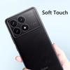 Simple Slim Soft TPU Clear Transparent Phone Case On For Xiaomi Poco F6 Pro PocoF6 Pro G Cover Fundas Capa