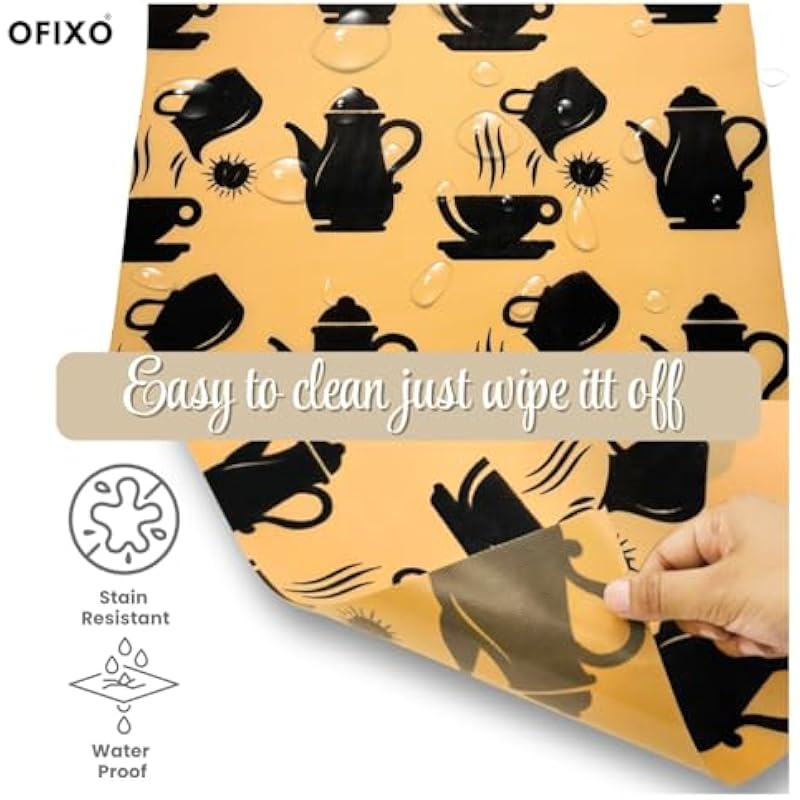 Ofixo Multipurpose | Super Strong Eva Anti-Slip Bathroom Kitchen Cabinet Placemats Shelf Mat Liner Sheets Roll, Fridge M