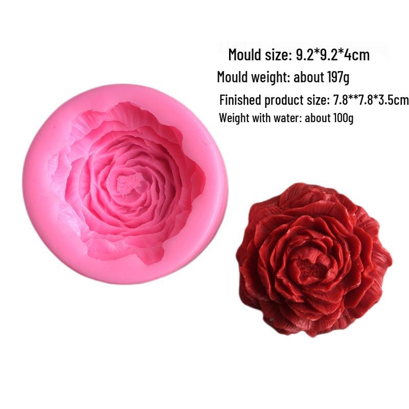 Dutan Kamelienblüte Silikonform für DIY Schokolade, Backen, Aromatherapie, Kerzen und Epoxid-Handwerk.