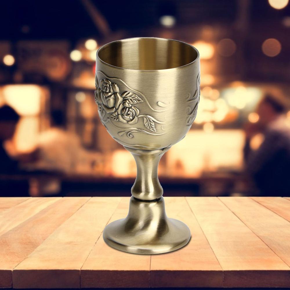 Brass Wine Goblet Metal Communion Cups Goblets & Chalices Metal Goblet Church Use