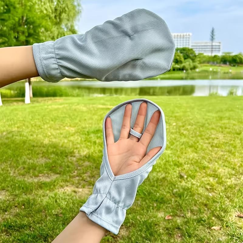 Women's Sporty Gloves Lightweight Breathable Elastic Fit Pastel Pink for Cycling Outdoor Activities & Summer Sun Safety, Clothing