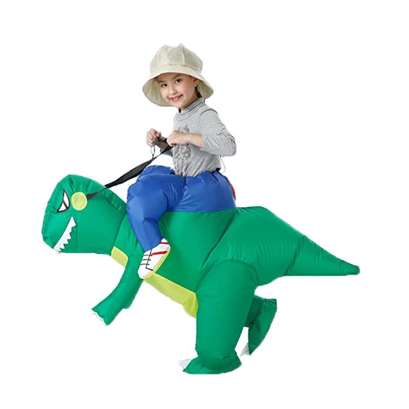 Velociraptor Inflatable Costume - Halloween T-Rex Cosplay & Creative Performance Outfit