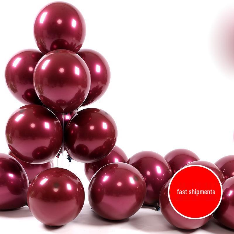 

Cherry Red Double Layer Latex Balloons for Weddings and Festivals