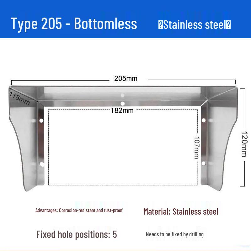 Αδιάβροχο Κάλυμμα Εξωτερικής Πρίζας από Ανοξείδωτο Ατσάλι για Φόρτιση Ηλεκτρικού Οχήματος