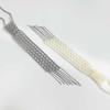 Minimalist Beaded Fake Collar Woven Beads Necktie Decoration Shirt Tie  JK Uniform Decoration